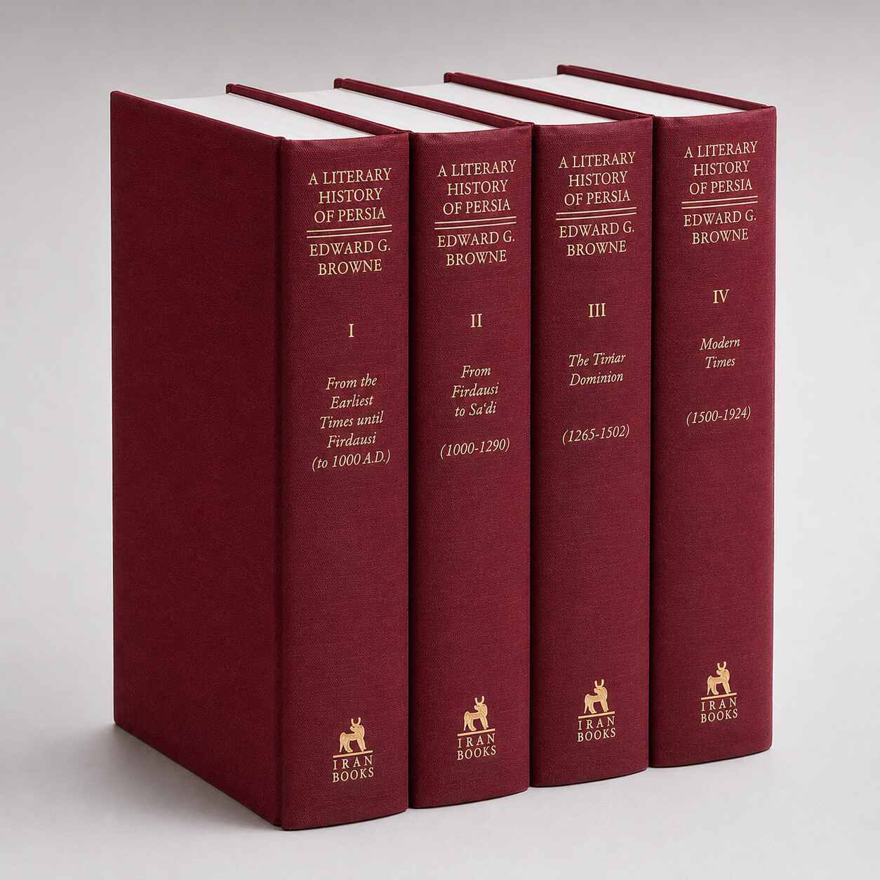 A Literary History of Persia (Four Volume Set)
